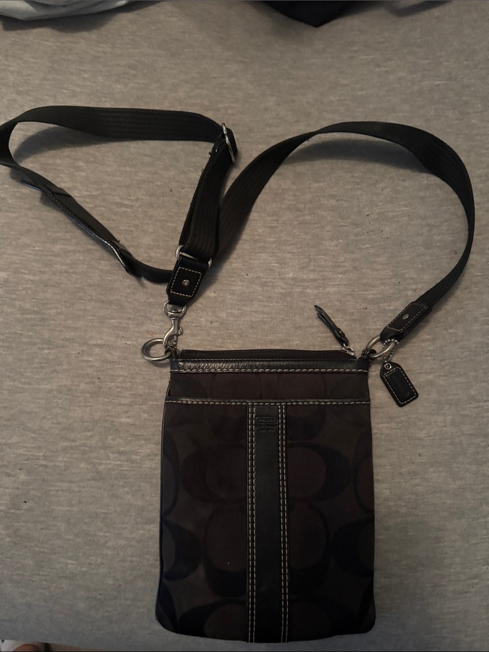 Coach Black Signature Crossbody Bag